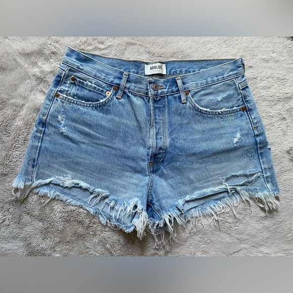 AGOLDE Parker Vintage Cutoff Shorts - Picture 5 of 10